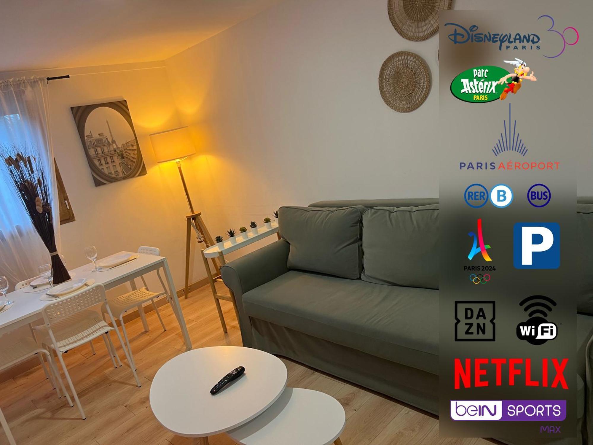 Appartement Pres De Paris, Disney & Cdg Tremblay-en-France エクステリア 写真